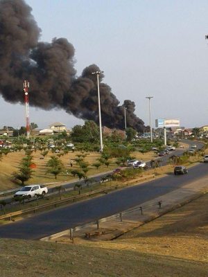 GABON: GRAVE INCENDIE À LA BASE D’UNE SOCIÉTÉ DE TRANSIT