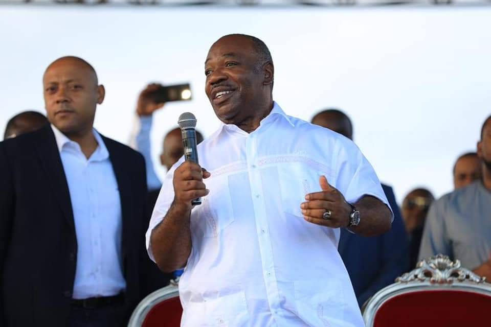 Gabon: Ali Bongo fait son premier meeting après son avc